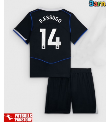 Chelsea Dario Essugo #14 Tredje Tröja Barn 2025-26 Kortärmad (+ Korta byxor)